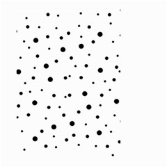 Polkadots-white Small Garden Flag (two Sides)