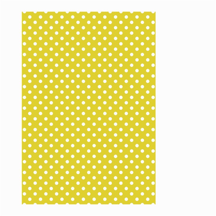 Polka-dots-yellow Small Garden Flag (Two Sides)