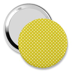 Polka-dots-yellow 3  Handbag Mirrors by nate14shop