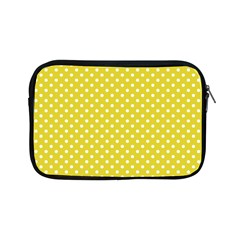 Polka-dots-yellow Apple Ipad Mini Zipper Cases by nate14shop