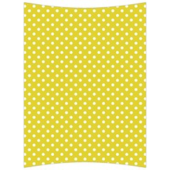 Polka-dots-yellow Back Support Cushion by nate14shop