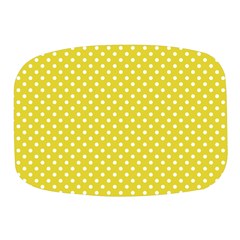 Polka-dots-yellow Mini Square Pill Box by nate14shop