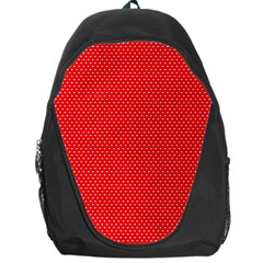 Red-polka Backpack Bag by nate14shop