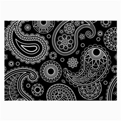 Seamless Paisley Pattern Large Glasses Cloth by nate14shop