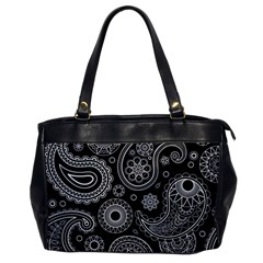 Seamless Paisley Pattern Oversize Office Handbag by nate14shop