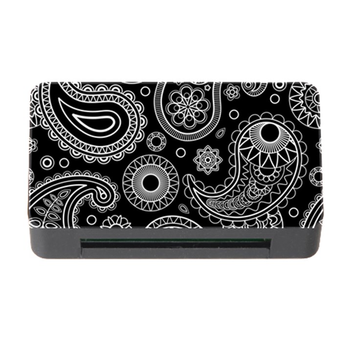 Seamless Paisley Pattern Memory Card Reader with CF