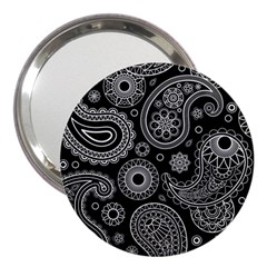 Seamless Paisley Pattern 3  Handbag Mirrors by nate14shop