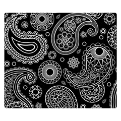 Seamless Paisley Pattern Double Sided Flano Blanket (small)  by nate14shop