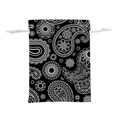 Seamless Paisley Pattern Lightweight Drawstring Pouch (m) by nate14shop