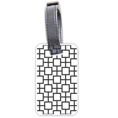 Square Luggage Tag (one Side) by nate14shop