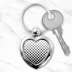 Square-background Key Chain (heart) by nate14shop