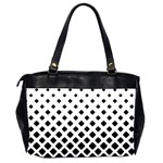 Square-background Oversize Office Handbag (2 Sides) Back