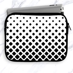 Square-background Apple Ipad 2/3/4 Zipper Cases by nate14shop