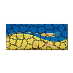 Combo Blue Yellow Hand Towel by nate14shop