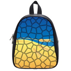 Combo Blue Yellow School Bag (small) by nate14shop