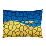 Combo Blue Yellow Pillow Case (Two Sides) Back