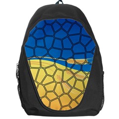 Combo Blue Yellow Backpack Bag by nate14shop