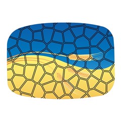 Combo Blue Yellow Mini Square Pill Box by nate14shop