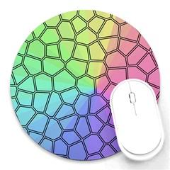 Comb-the Sun Round Mousepads