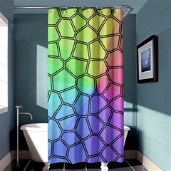 Comb-the Sun Shower Curtain 36  x 72  (Stall) 