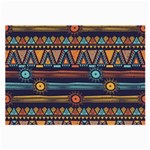 Bohemian-ethnic-seamless-pattern-with-tribal-stripes Large Glasses Cloth Front