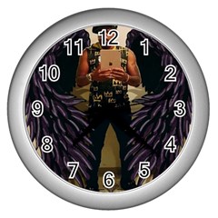 Screenshot 20220701-212826 Piccollage Wall Clock (silver)