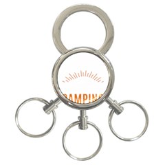 I Love Camping 3-ring Key Chain by PFashionArt