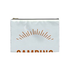 I Love Camping Cosmetic Bag (medium) by PFashionArt