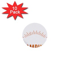 I Love Camping 1  Mini Buttons (10 Pack) 