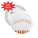 I Love Camping 2.25  Buttons (100 pack)  Front