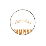 I Love Camping Hat Clip Ball Marker (10 pack) Front