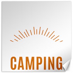 I Love Camping Canvas 20  X 20  by PFashionArt