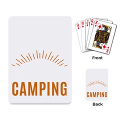 I Love Camping Playing Cards Single Design (rectangle)