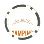 I Love Camping Poker Chip Card Guard Front