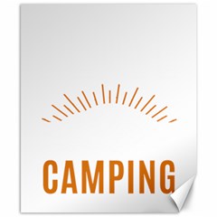 I Love Camping Canvas 8  X 10  by PFashionArt