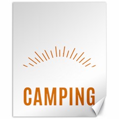 I Love Camping Canvas 11  X 14  by PFashionArt