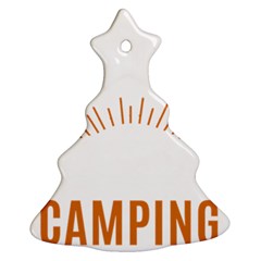 I Love Camping Ornament (christmas Tree)  by PFashionArt