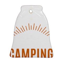 I Love Camping Bell Ornament (two Sides) by PFashionArt