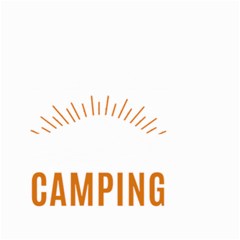 I Love Camping Small Garden Flag (two Sides)