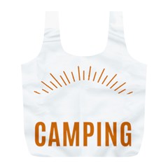 I Love Camping Full Print Recycle Bag (l) by PFashionArt