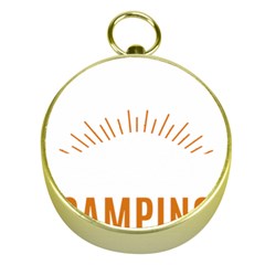 I Love Camping Gold Compasses by PFashionArt