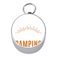 I Love Camping Mini Silver Compasses