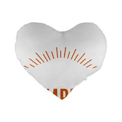 I Love Camping Standard 16  Premium Heart Shape Cushions