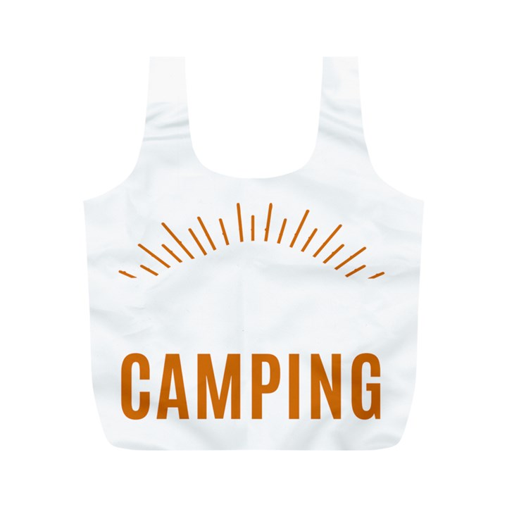 I Love Camping Full Print Recycle Bag (M)