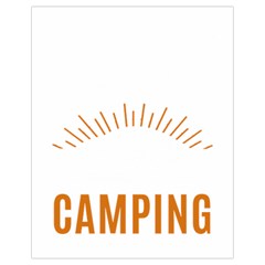 I Love Camping Drawstring Bag (small)