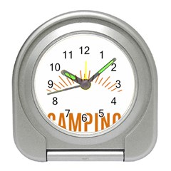 I Love Camping Travel Alarm Clock by PFashionArt