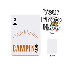 I Love Camping Playing Cards 54 Designs (mini) by PFashionArt