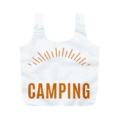 I Love Camping Full Print Recycle Bag (m) by PFashionArt