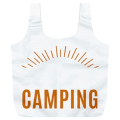 I Love Camping Full Print Recycle Bag (xxl) by PFashionArt