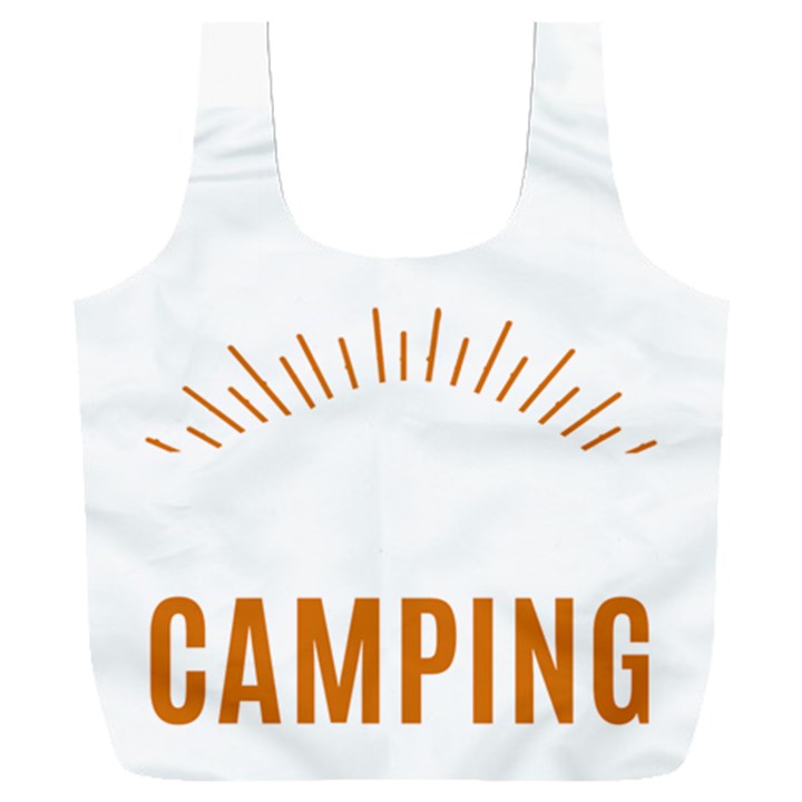 I Love Camping Full Print Recycle Bag (XXL)